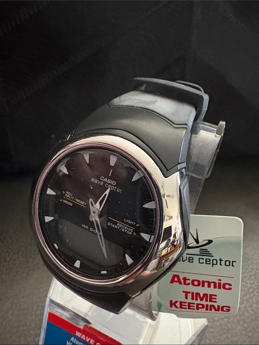 Casio Black and Silver Atomic Sports Watch - Picture 6 of 11